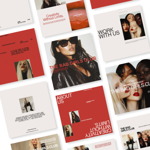 bold social media templates